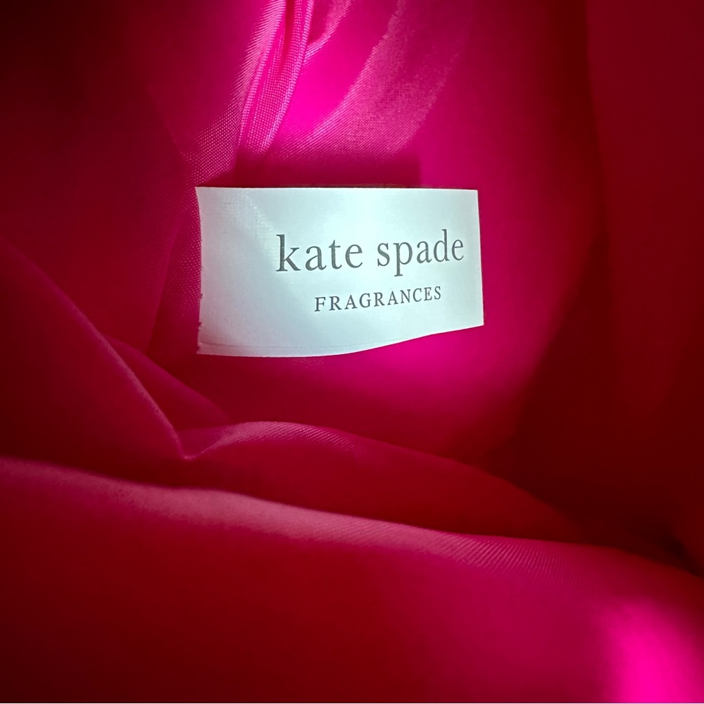 Kate Spade Fragrances pink Tote travel Bag Shopper Overnight Beach Handbag - Picture 6 of 7